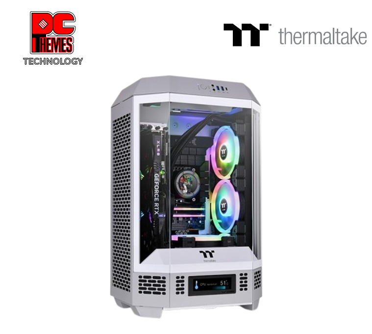 THERMALTAKE THE TOWER 300 MATX CASE WITH TG - LIMESTONE